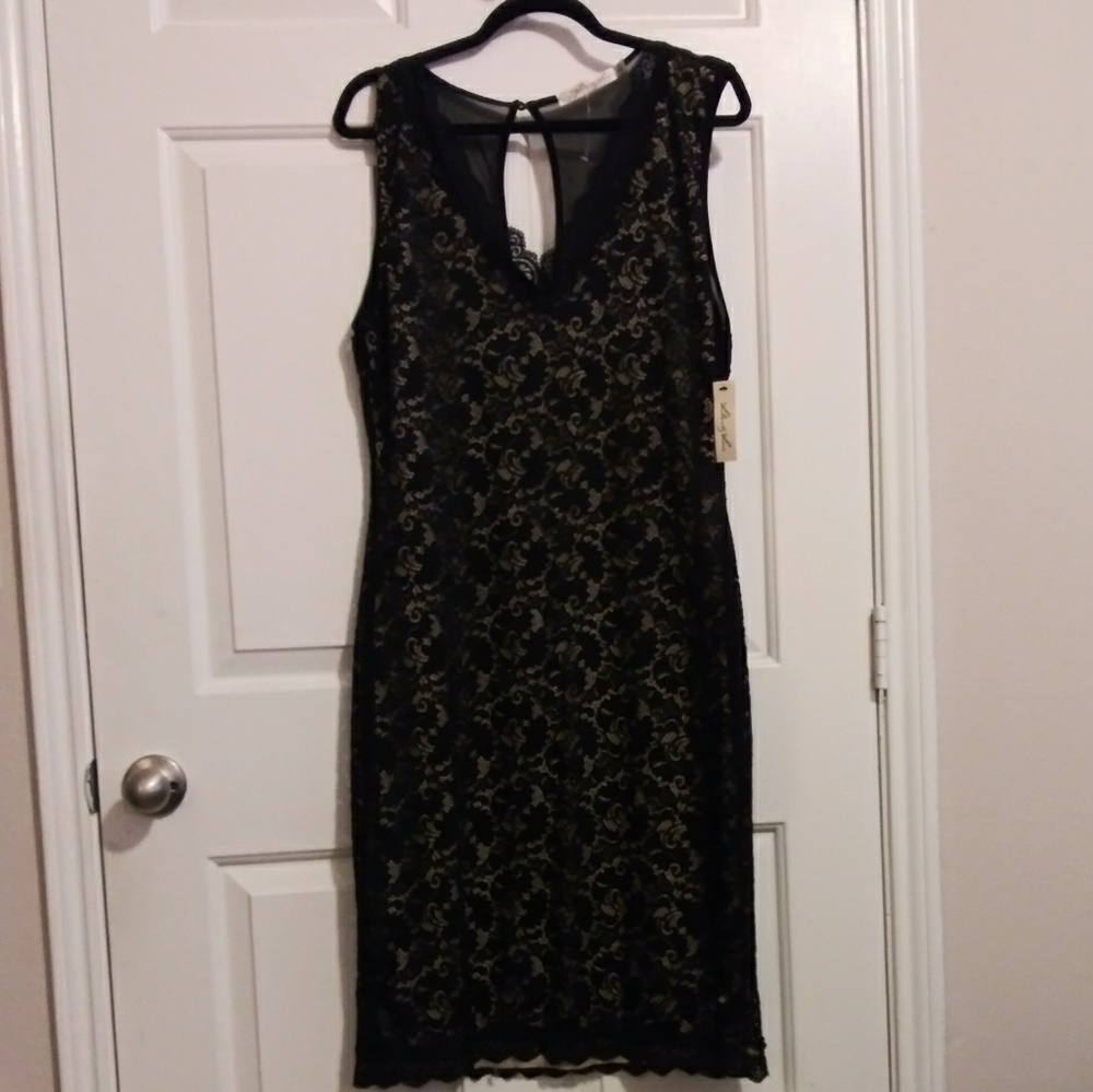 Gorgeous Black Lace Dress XL